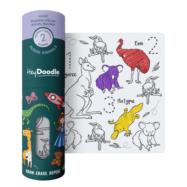 Hey Doodle MiniMat- 123 Aussie Animals main image 1