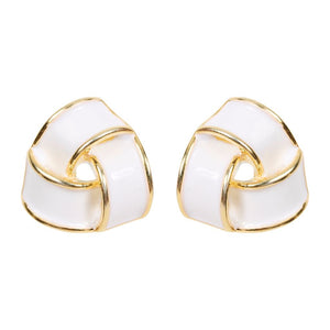 Parisio Twist Earring White