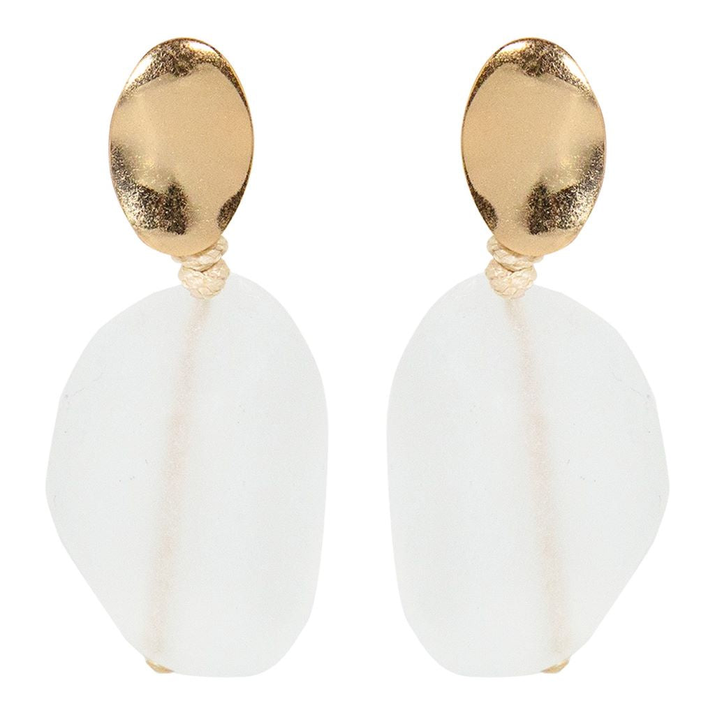 Miramar Earring White