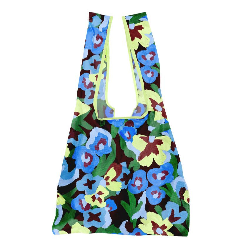 Pansy Patch Reusable Shopping Bag
