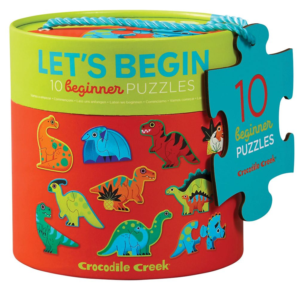 Let's Begin Puzzle 2pc Dinosaur