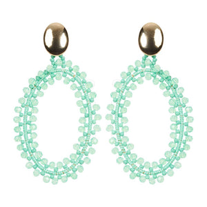 Baja Oval Earring Mint