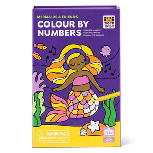 Colour By Numbers Mermaids & Friends