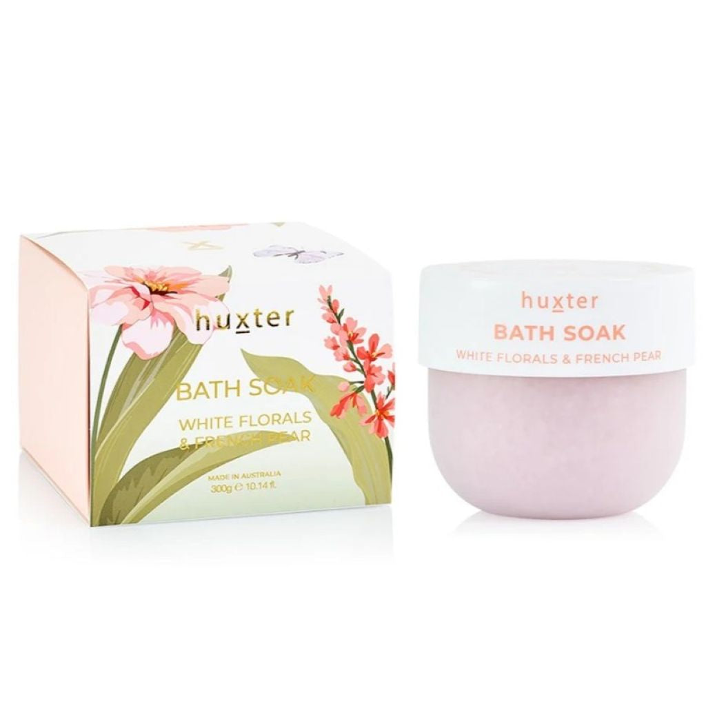 White Florals & Pear 300g Bath Soak
