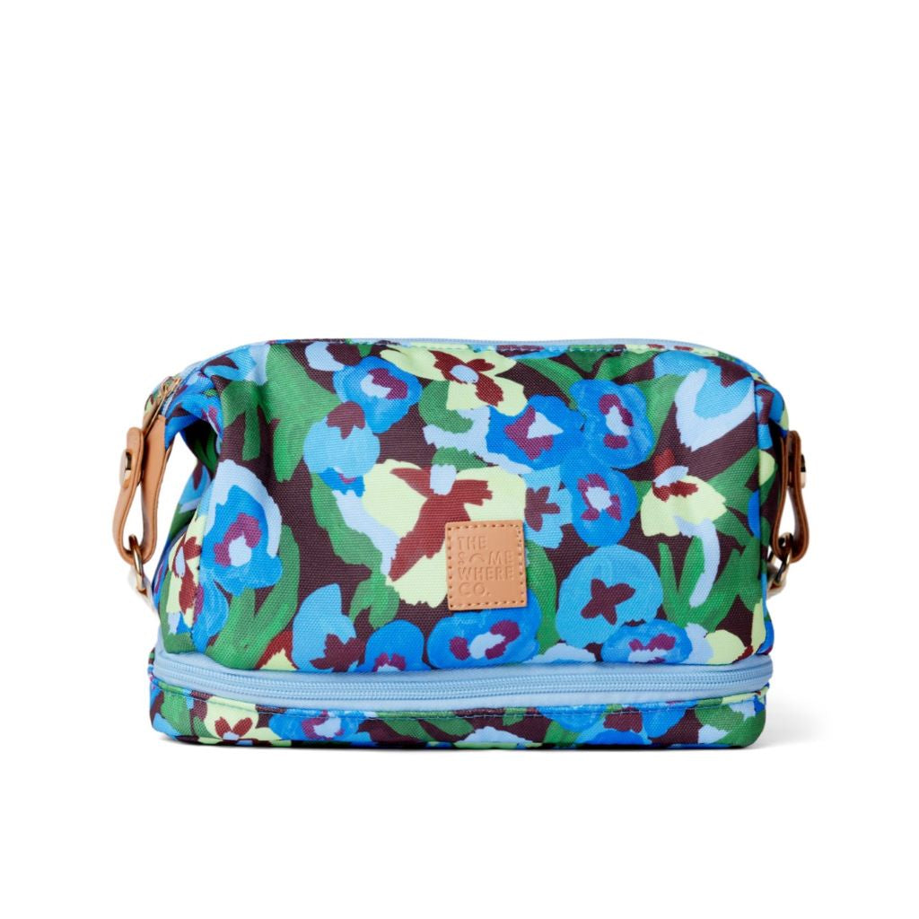 Pansy Patch Cosmetic Bag