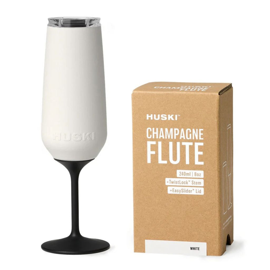 Huski Champagne Flute White