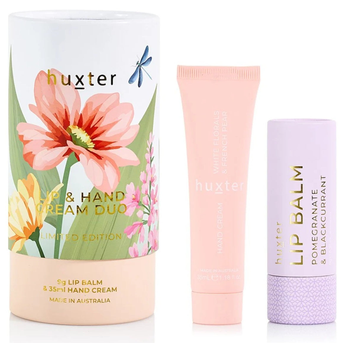 Lip & Hand Cream Duo White Florals & French Pear