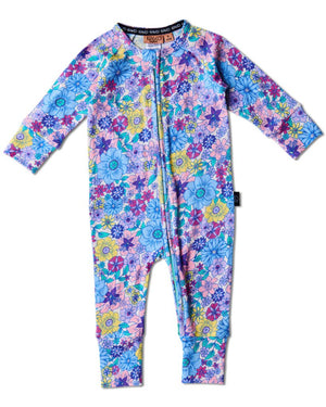 Bunch of Fun LS Zip Romper