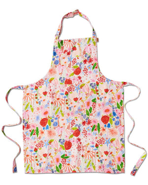 Meandering Meadow Linen Apron