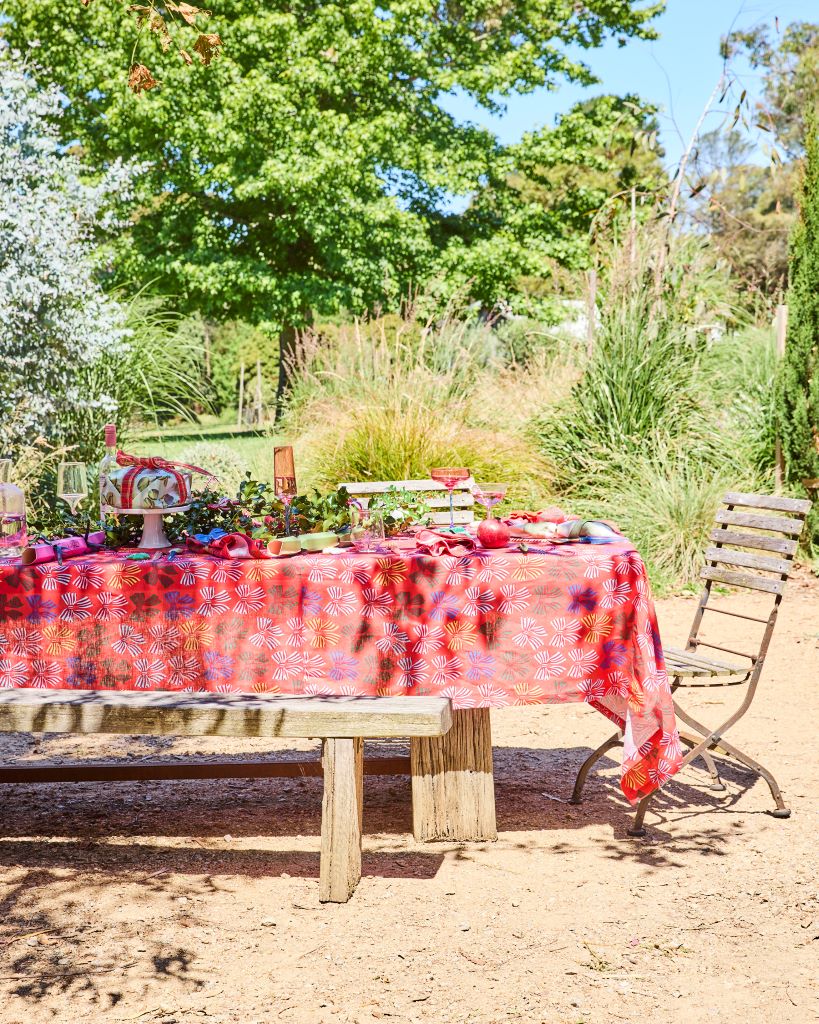 Festive Bow Rectangle Tablecloth
