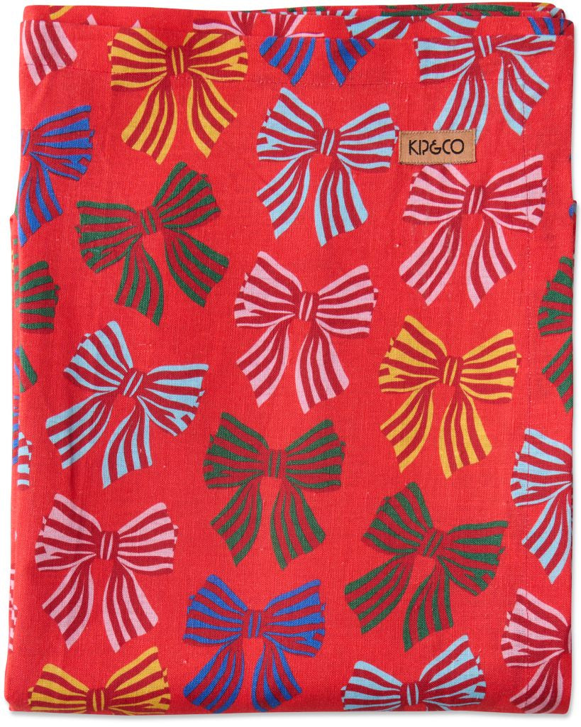 Festive Bow Rectangle Tablecloth