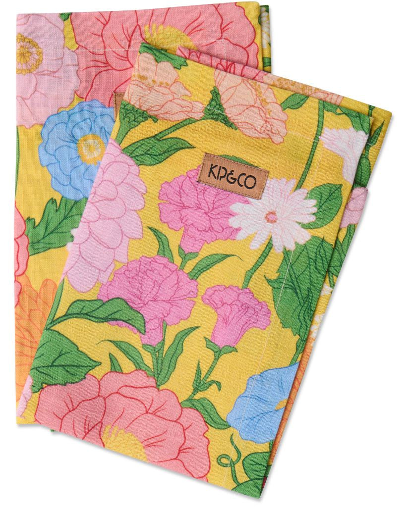 Follow The Sun Yellow Napkins 4p