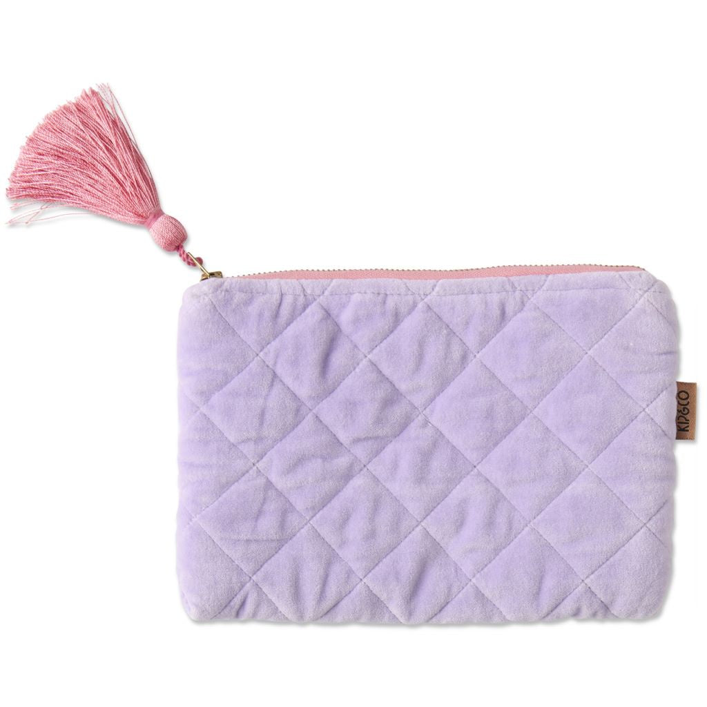 Lilac Velvet Cosmetic Purse