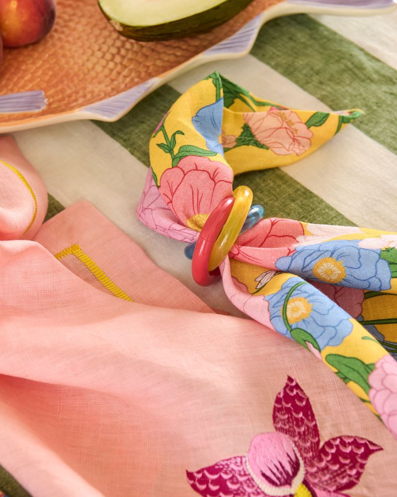 Follow The Sun Yellow Napkins 4p