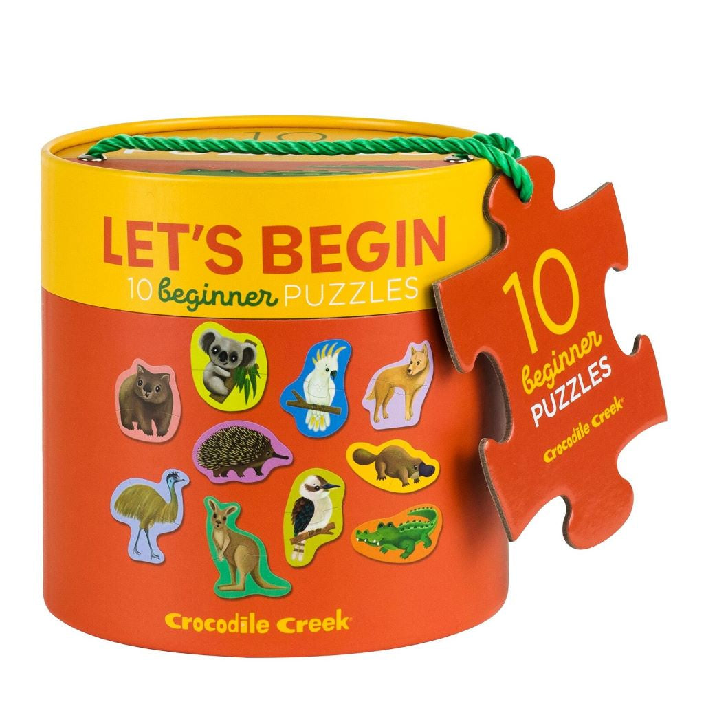 Let's Begin Puzzle 2pc Aussie Animals