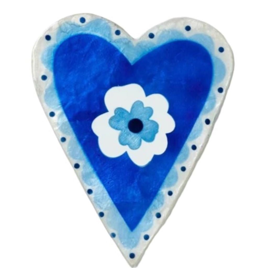 Poppy Blue Heart