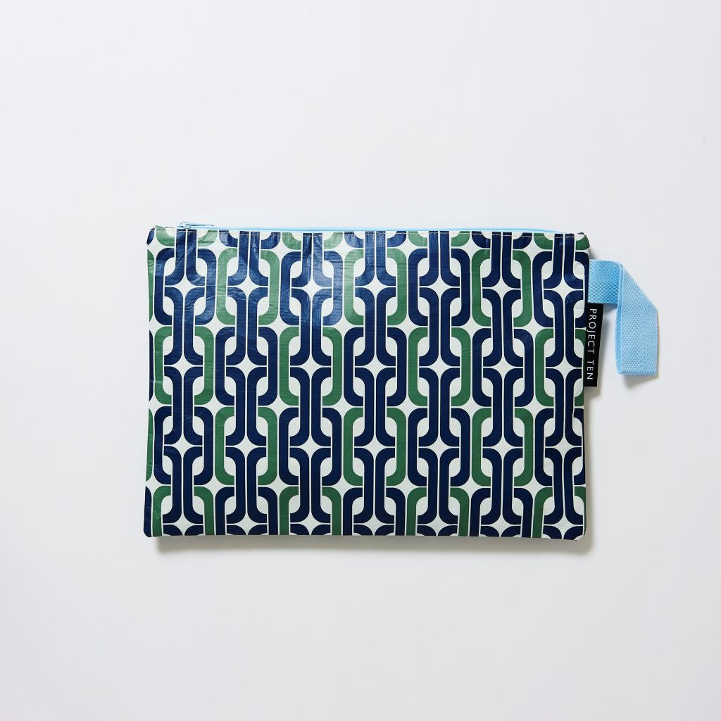 Chains Large Zip Pouch