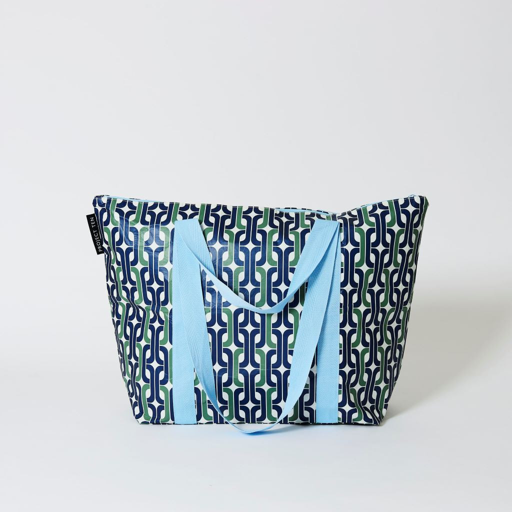 Chains Zip Medium Tote