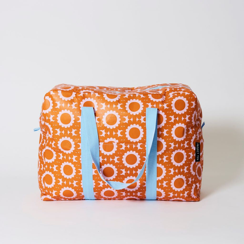 Geo Floral Overnight Bag