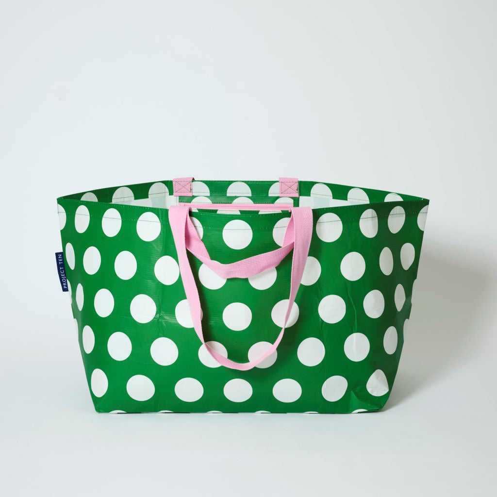 Oversized Tote - Polka Dot