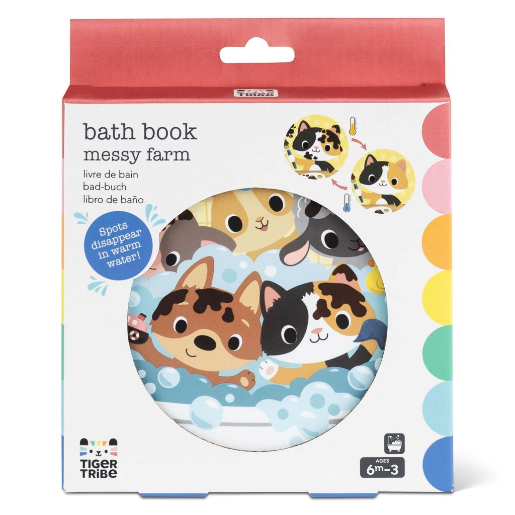 Bath Book Messy Farm