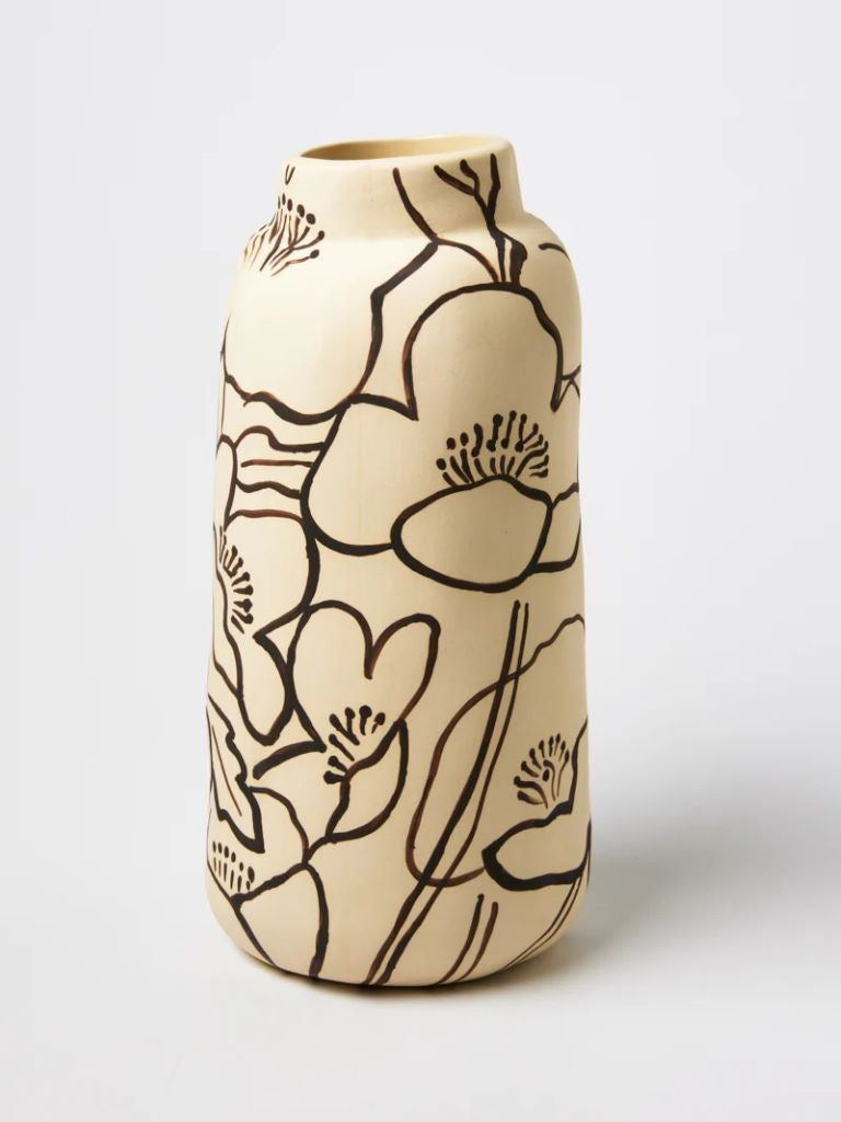 Tender Poppy Tall Vase