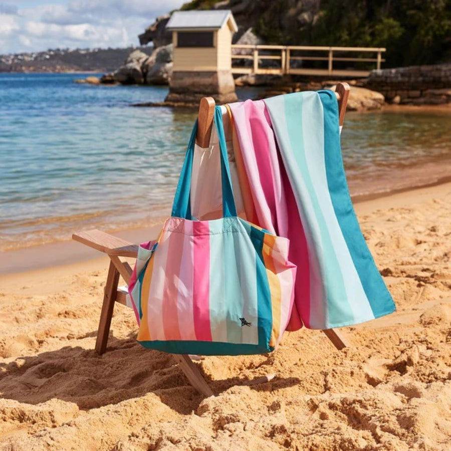 Dock & Bay - Beach Tote Bag - Coastal Candy