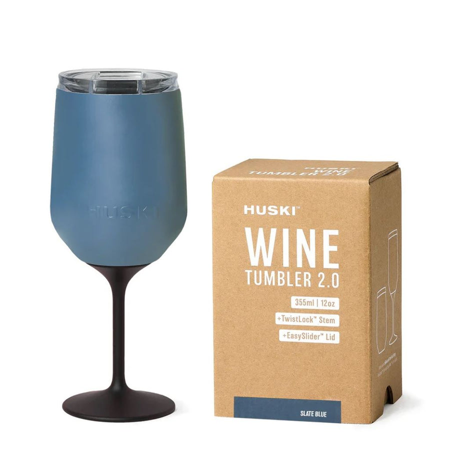 Huski Wine Tumbler 2.0 Slate Blue