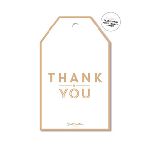 Gold Thank You Gift Tag