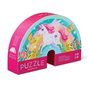 Mini Puzzle 12pc Sweet Unicorn
