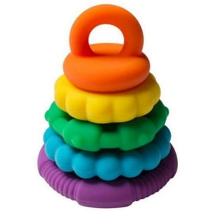 Rainbow Stacker & Teether Toy - Rainbow
