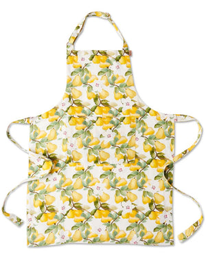 Summer Lily White Apron
